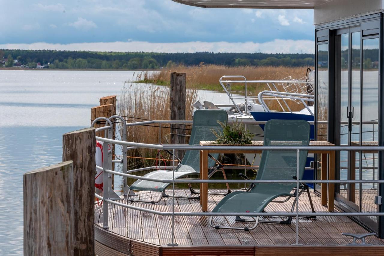 Hausboote Mitten Im Naturschutzgebiet Auf Usedom Villa Peenemunde Exterior foto